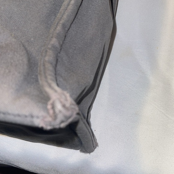 HERMES Fourre Tout MM Canvas Tote Handbag Gray GUC - Picture 11 of 13